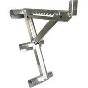 Qual-Craft Qualcraft 2431 3-Rung Ladder Jack, Aluminum, For Round or D-Rung Style Ladders 2431